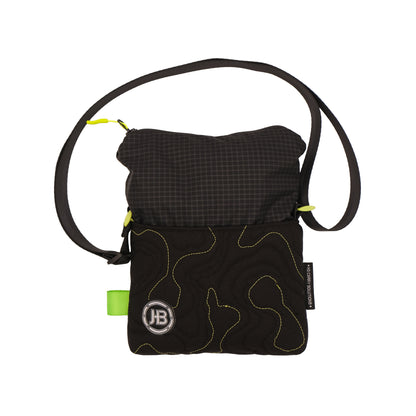 Topo Sling in Black & Lime 001