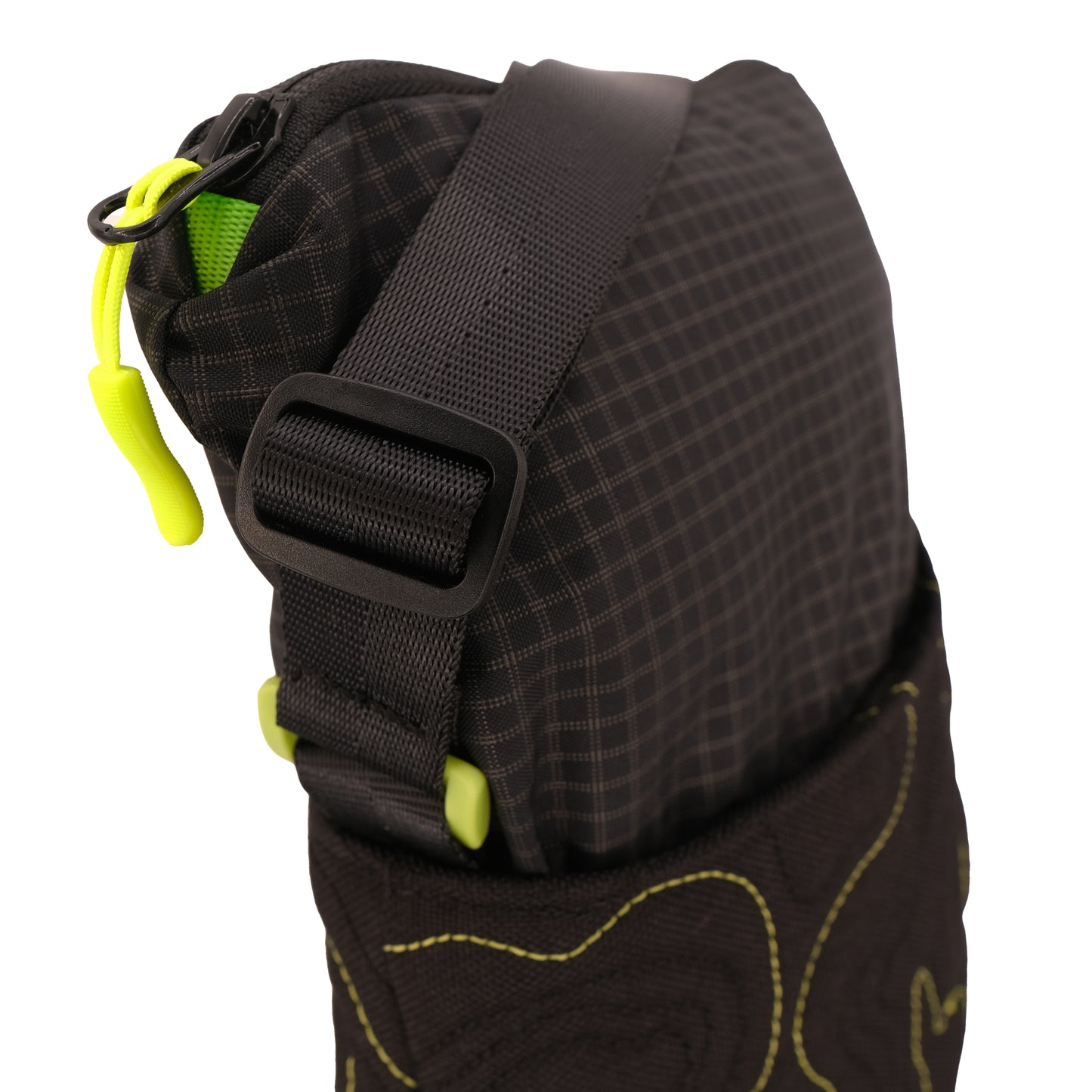 Topo Sling in Black & Lime 001