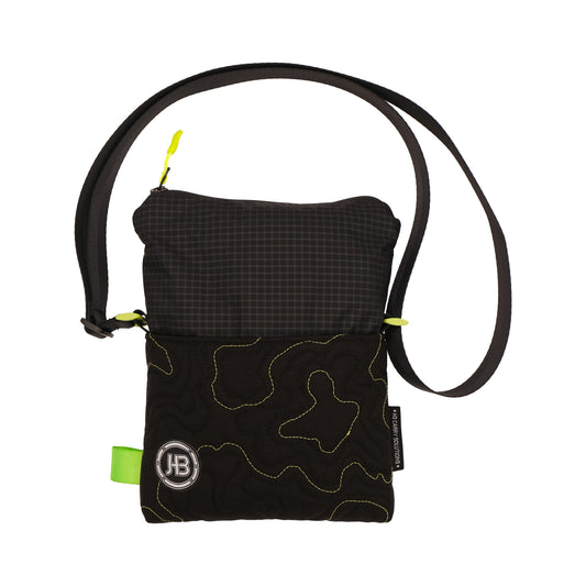 Topo Sling in Black & Lime 003