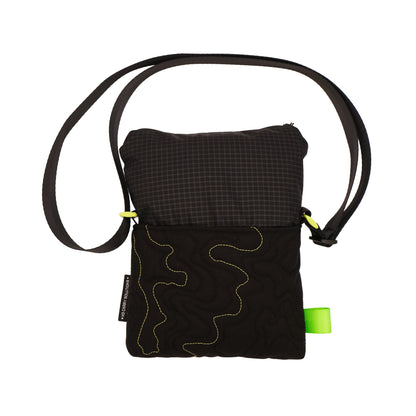 Topo Sling in Black & Lime 003