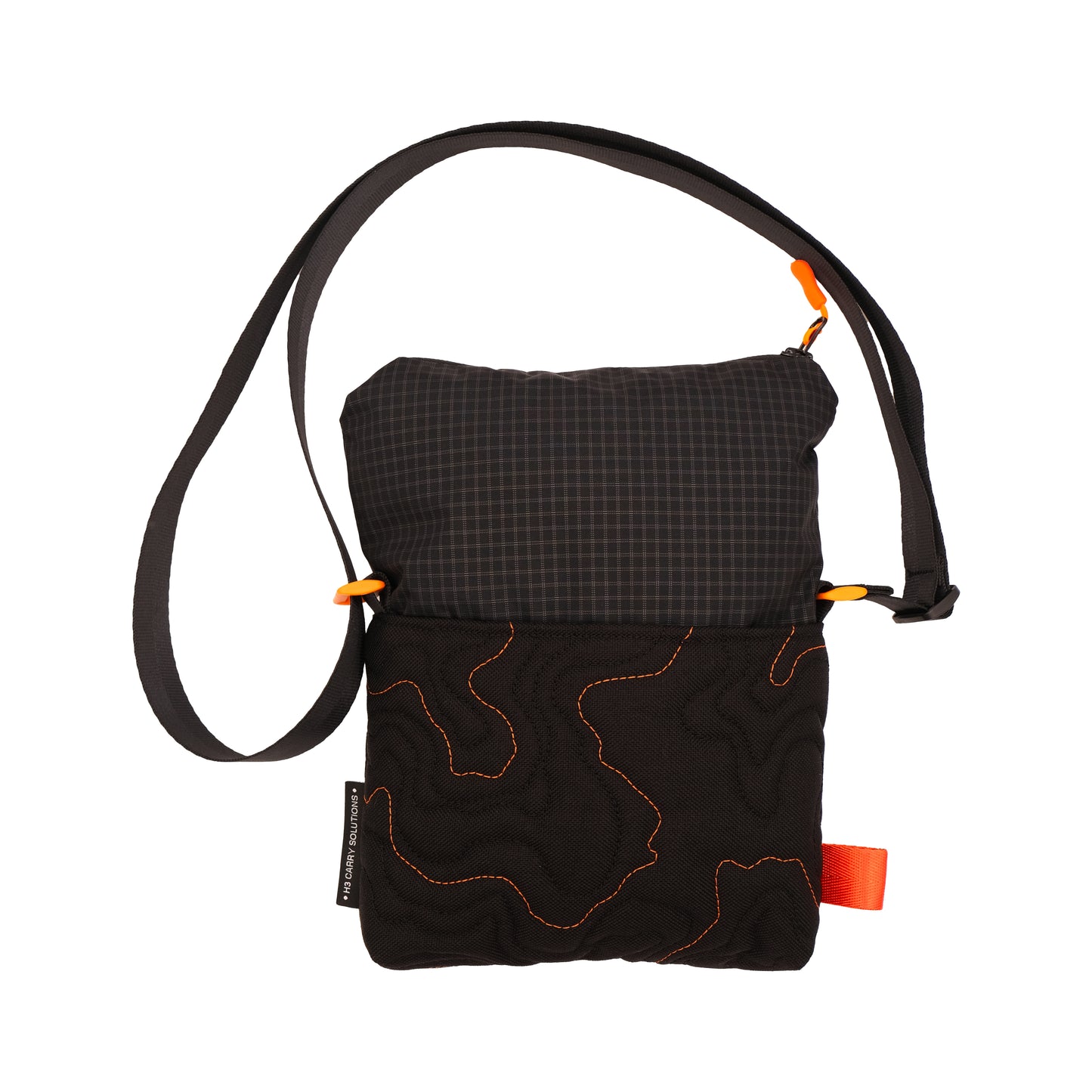 Topo Sling in Black & Orange 001