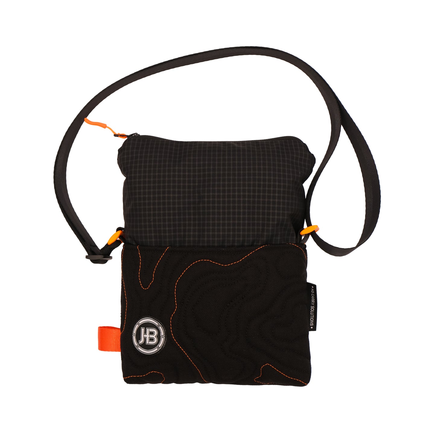 Topo Sling in Black & Orange 002