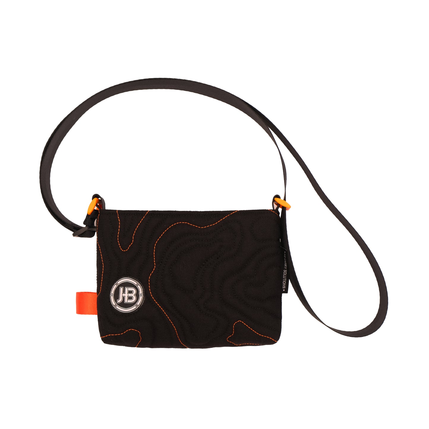 Topo Sling in Black & Orange 002