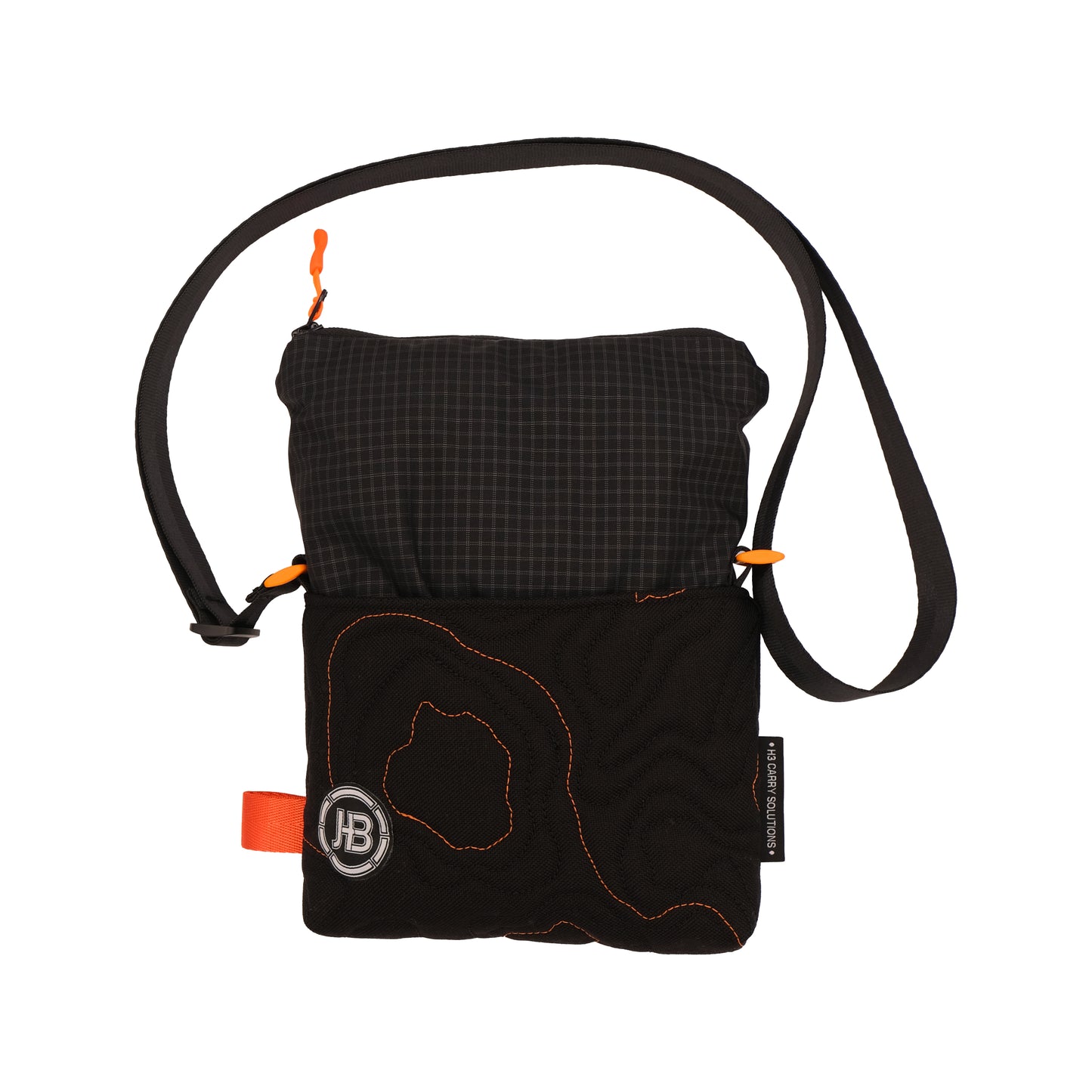 Topo Sling in Black & Orange 003