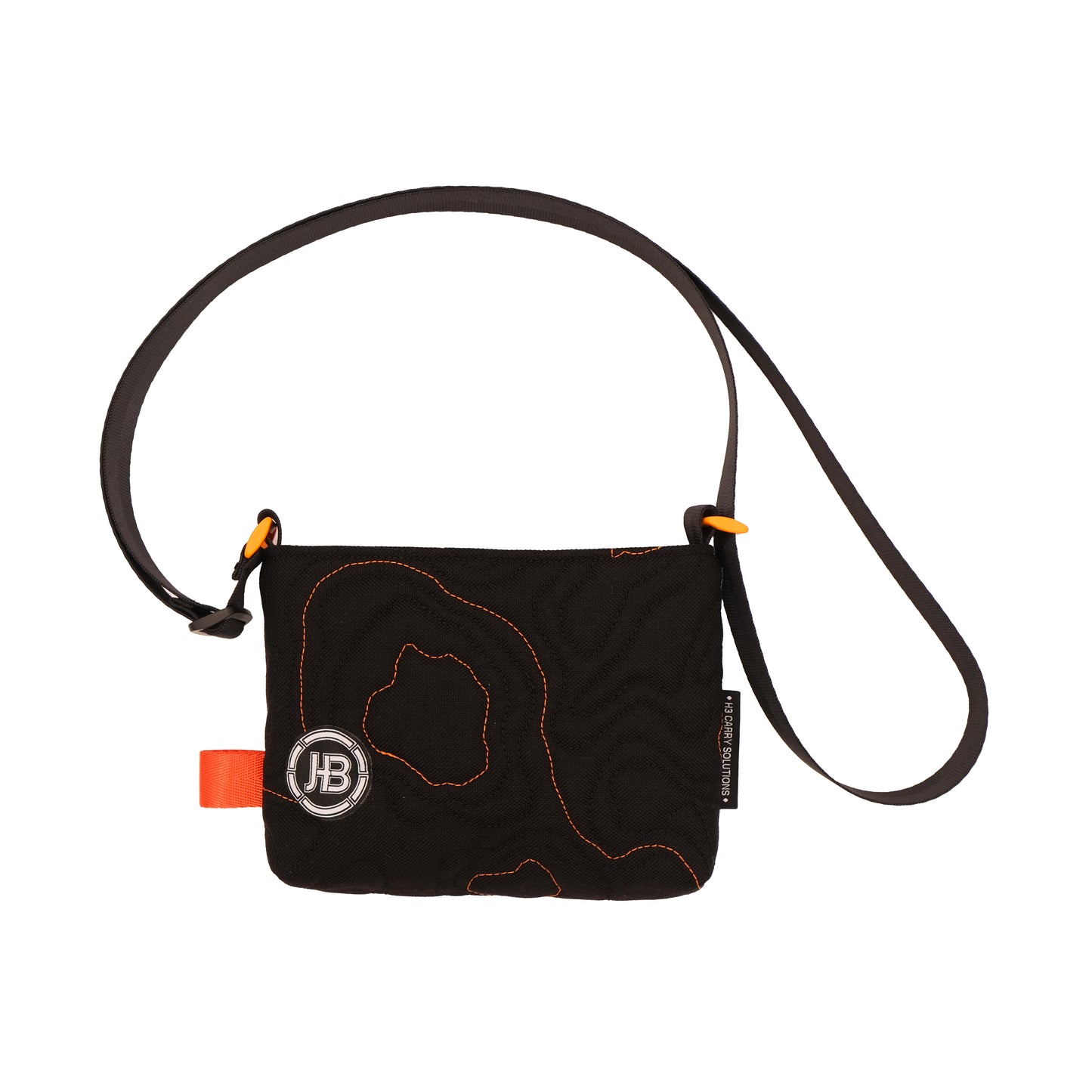 Topo Sling in Black & Orange 003