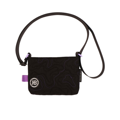 Topo Sling in Black & Purple 002