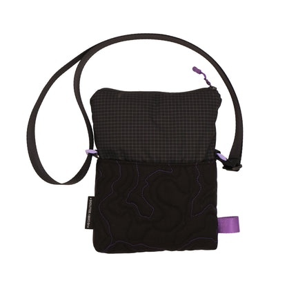 Topo Sling in Black & Purple 003