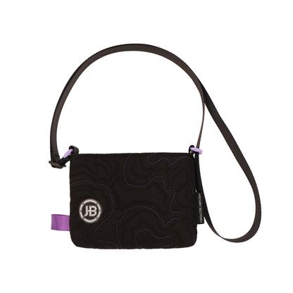 Topo Sling in Black & Purple 003