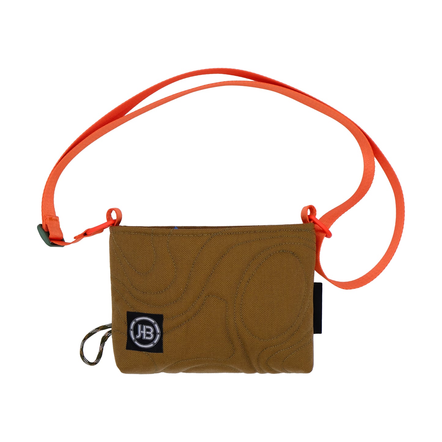 Topo Sling in Camel & Green 001