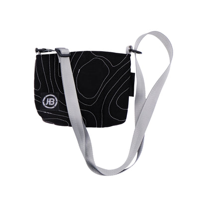 Topo Sling in Black & Silver 001