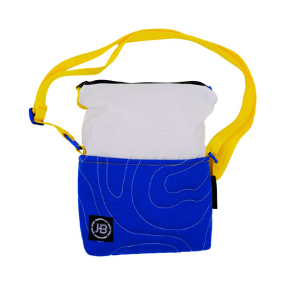 Topo Sling in Blue, White, & Yellow 001