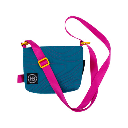 Topo Sling in Teal & Berry 001