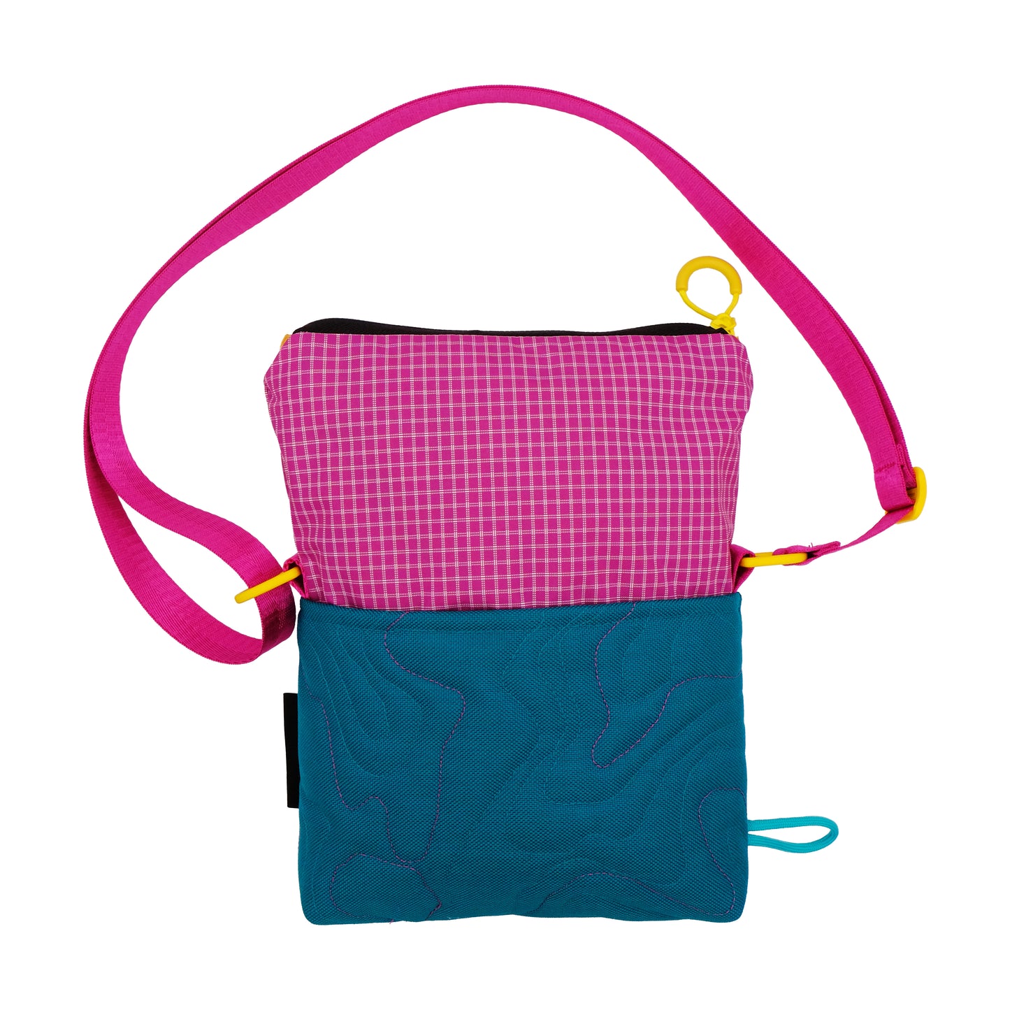 Topo Sling in Teal & Berry 004