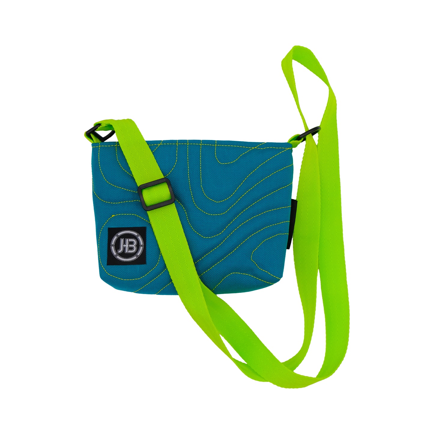 Topo Sling in Teal & Lime 001