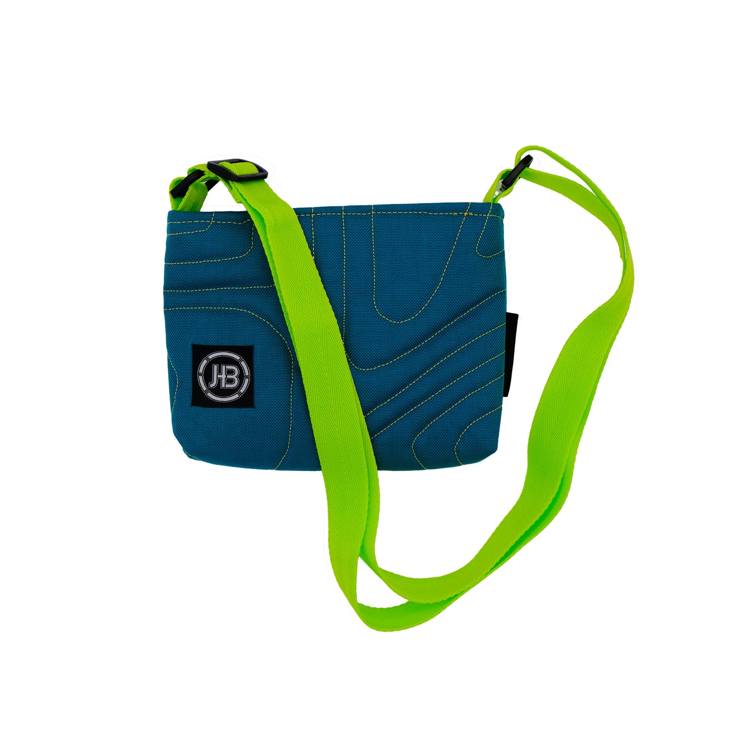 Topo Sling in Teal & Lime 002