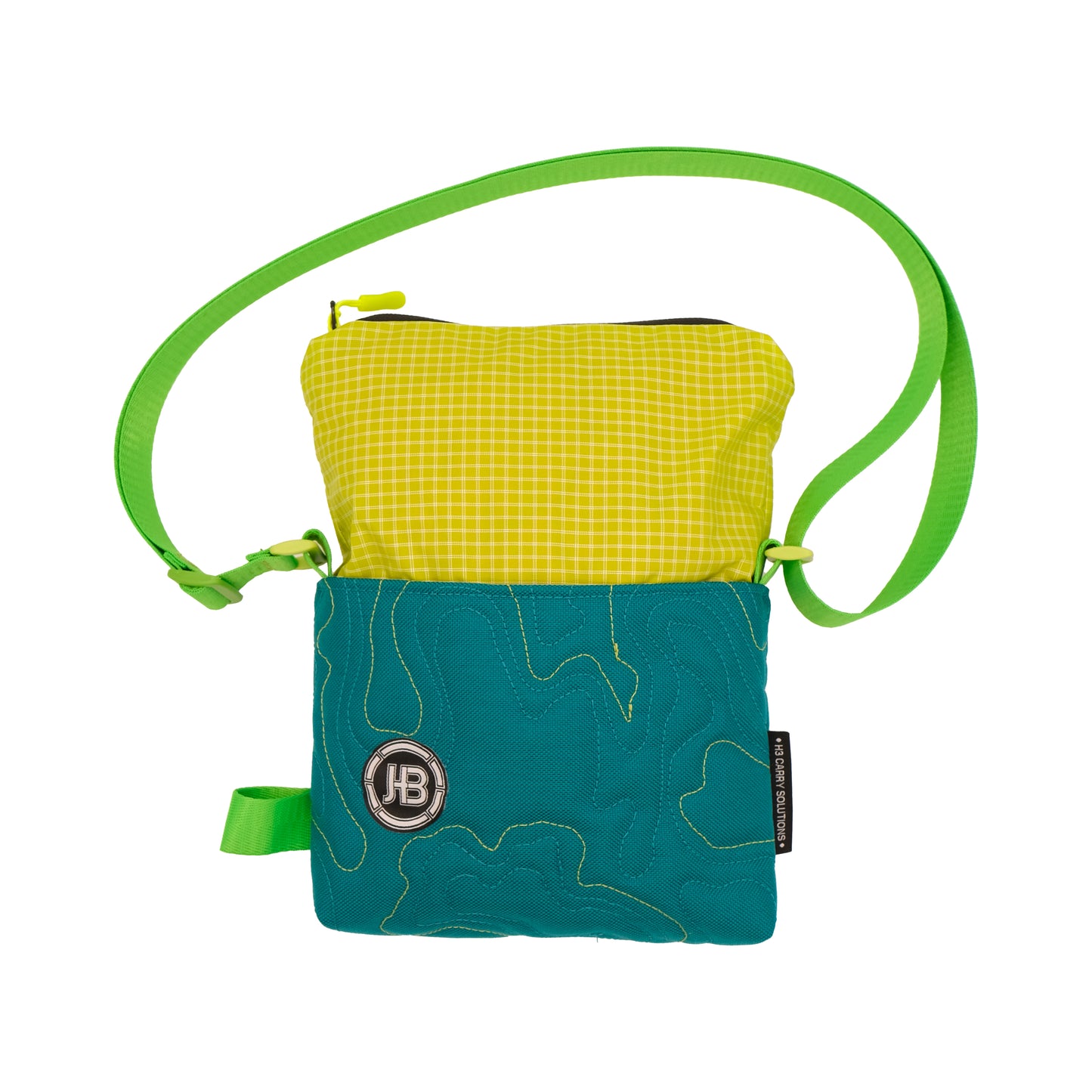 Topo Sling in Green & Lime 002