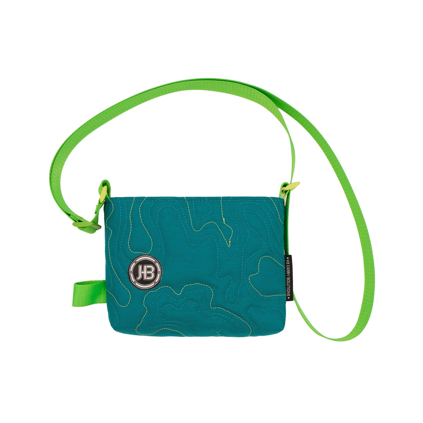 Topo Sling in Green & Lime 002