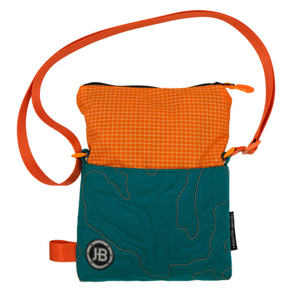 Topo Sling in Teal & Orange 001