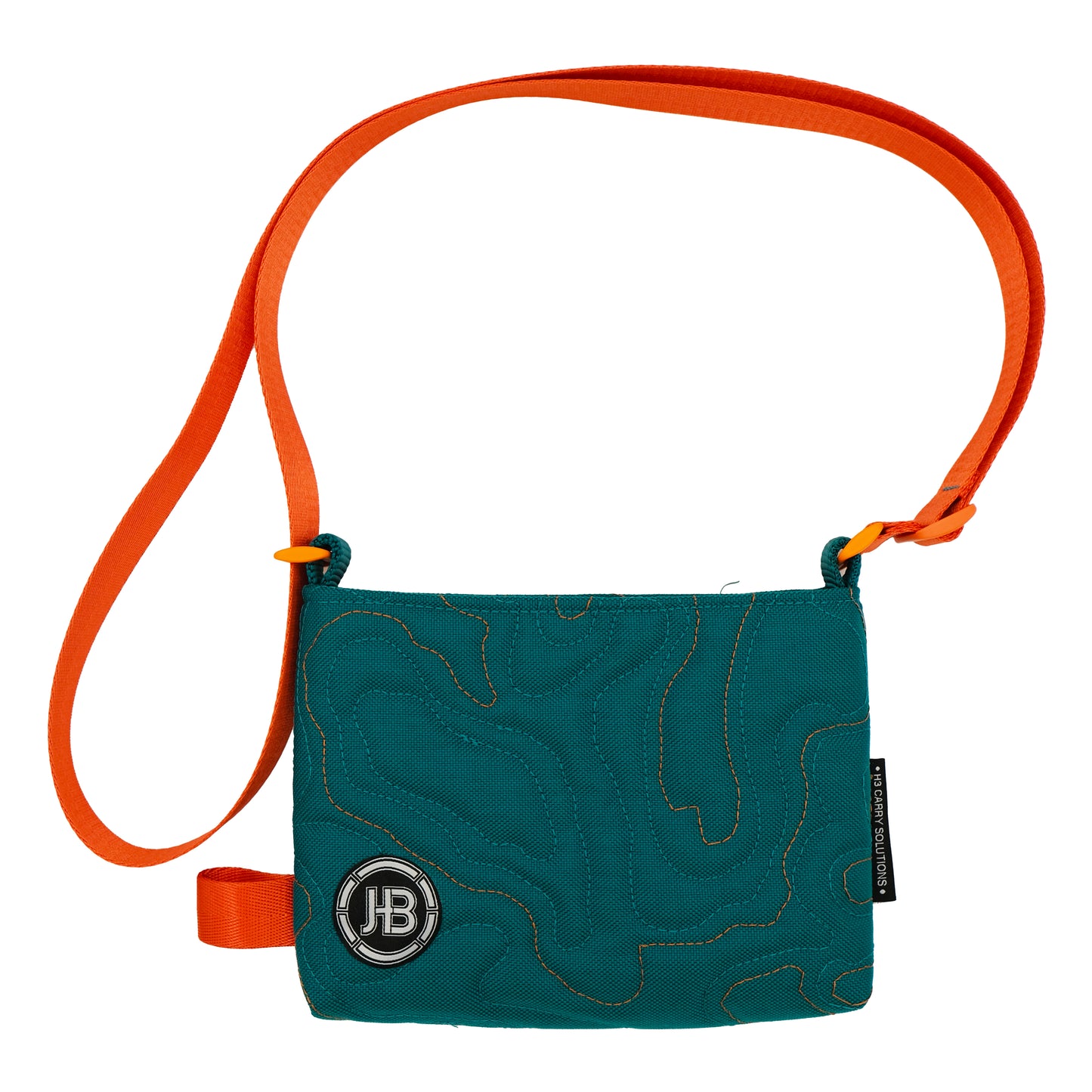 Topo Sling in Teal & Orange 001