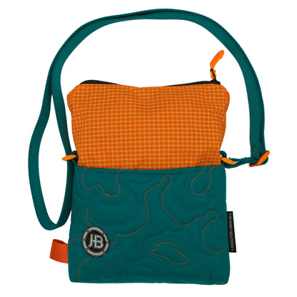 Topo Sling in Teal & Orange 002