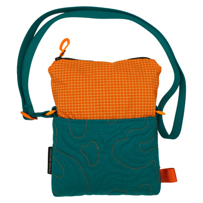 Topo Sling in Teal & Orange 002