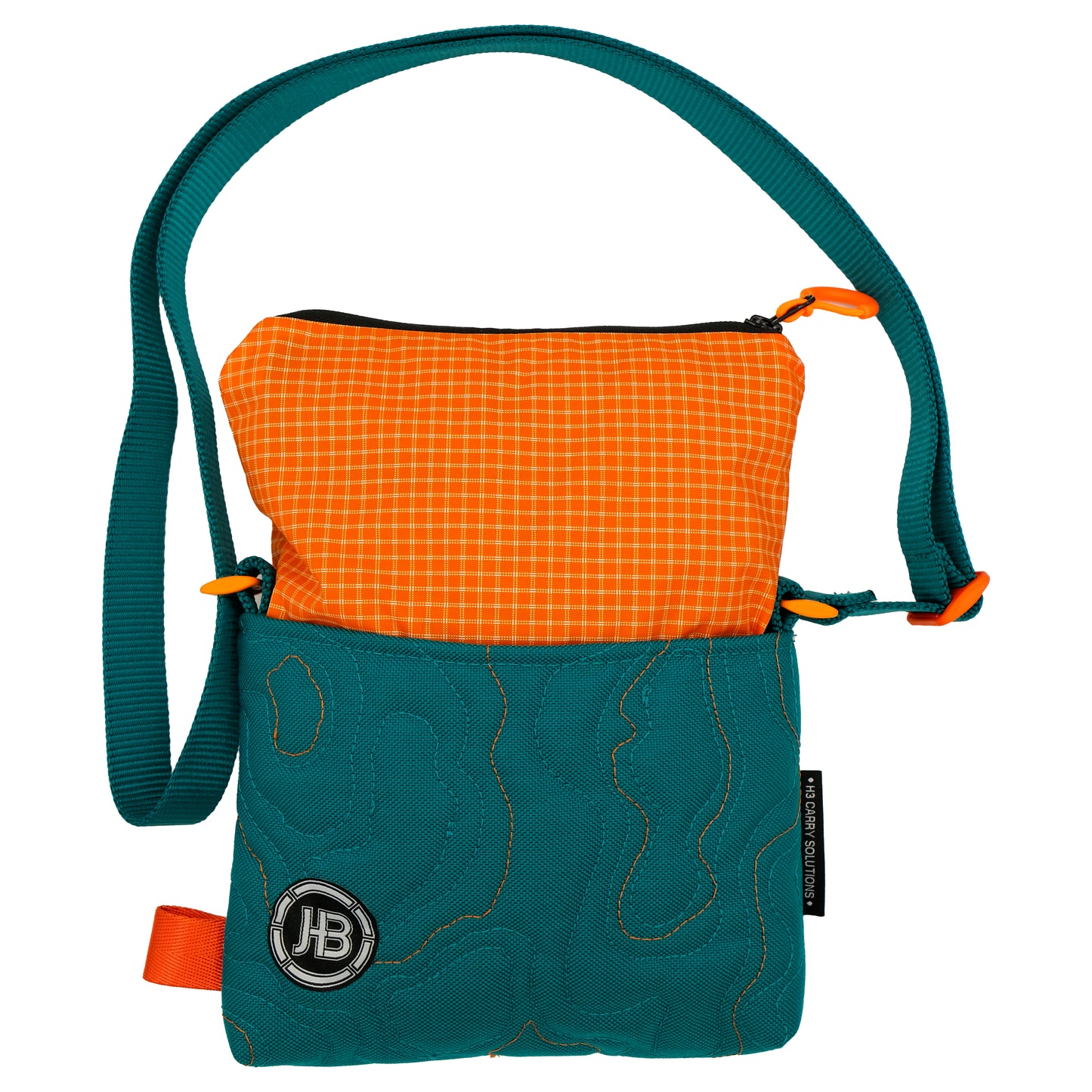 Topo Sling in Teal & Orange 003