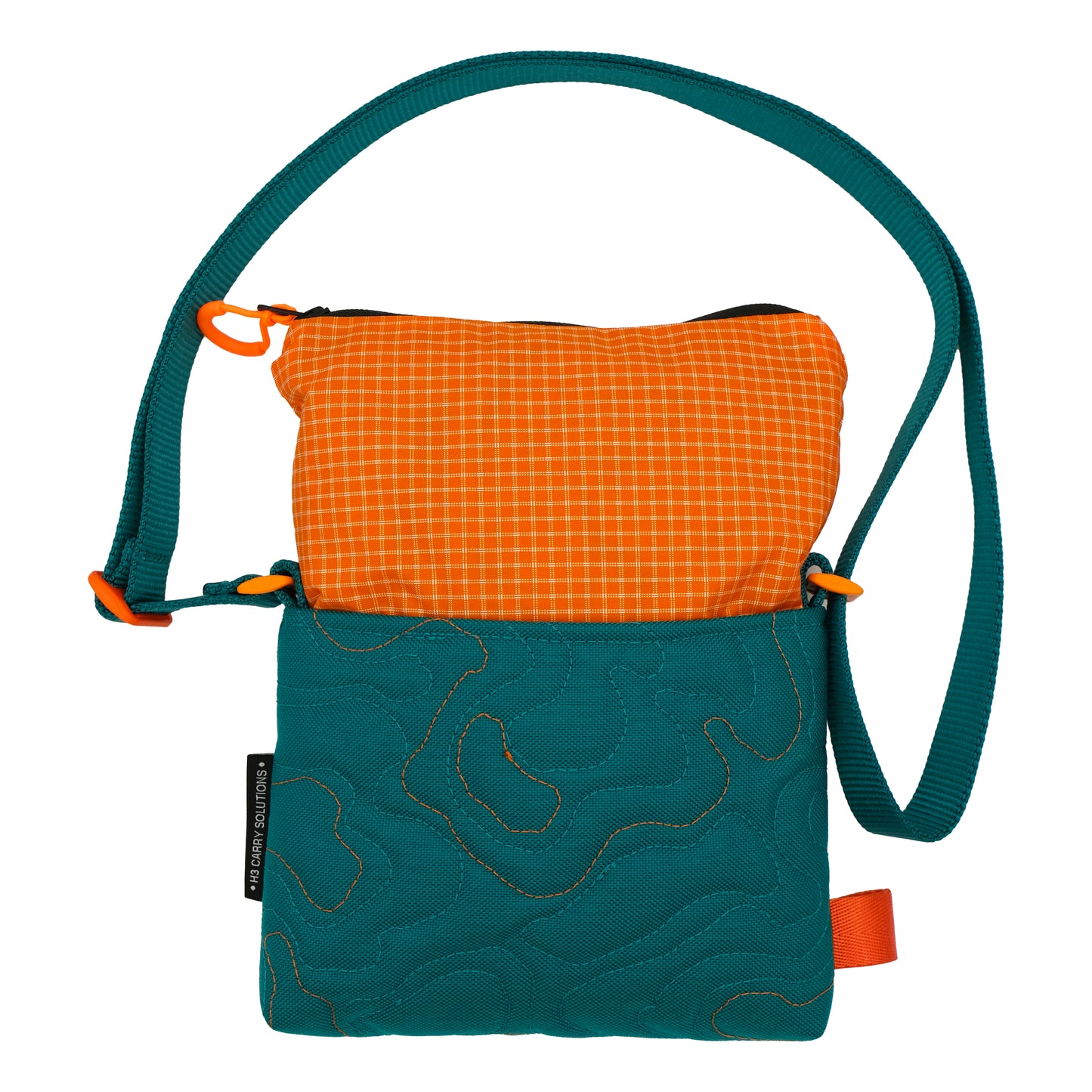 Topo Sling in Teal & Orange 003