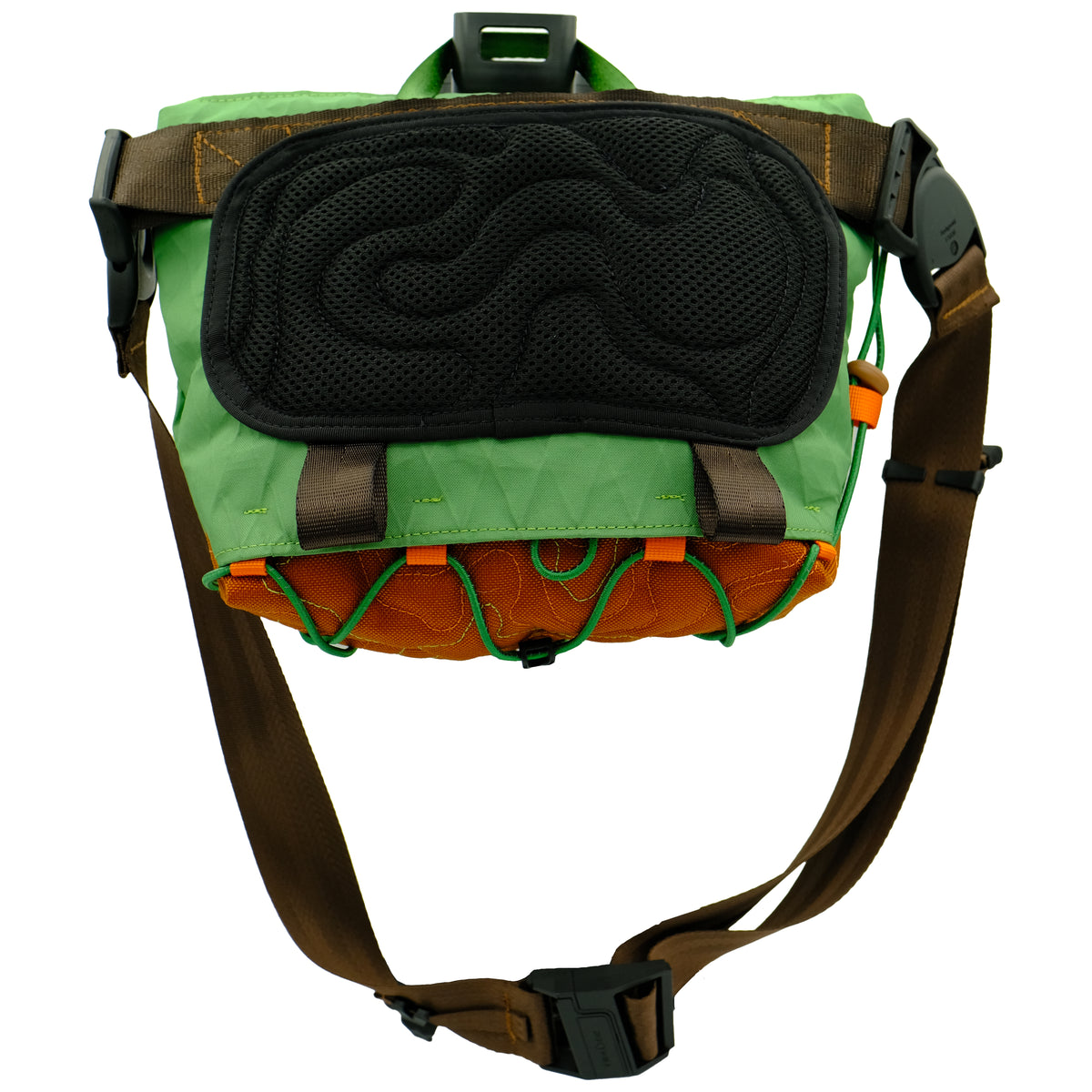TopoCross in Green & Rust