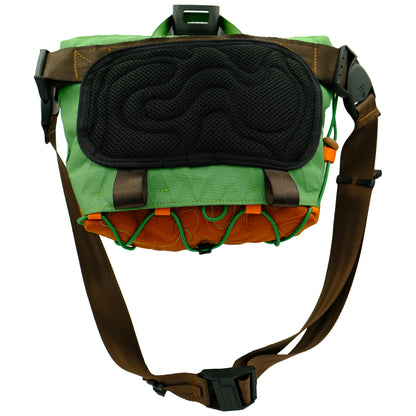 TopoCross in Green & Rust