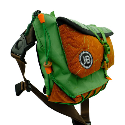 TopoCross in Green & Rust