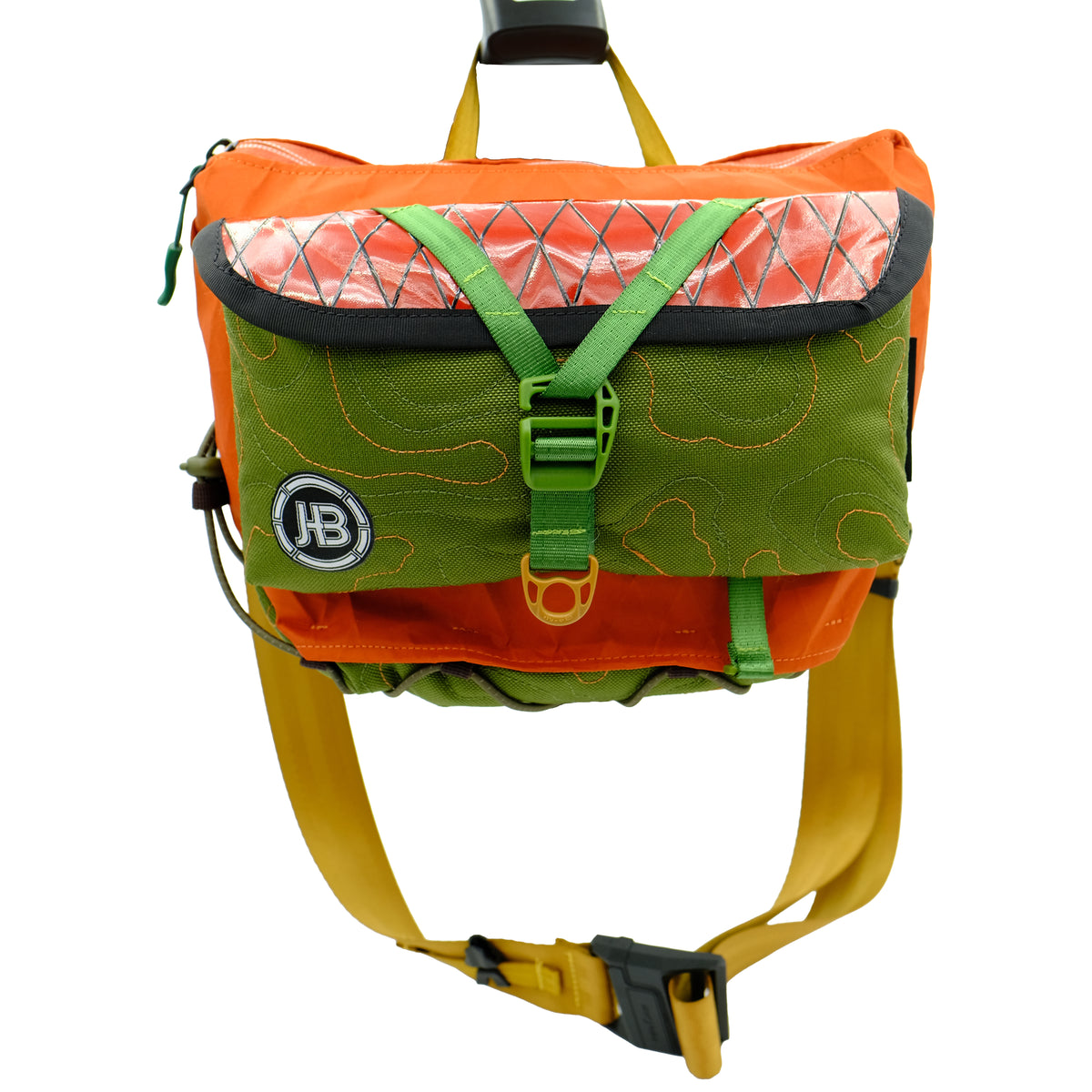 TopoCross in Orange & Green