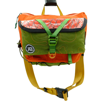 TopoCross in Orange & Green