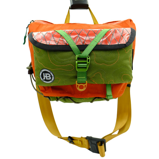 TopoCross in Orange & Green