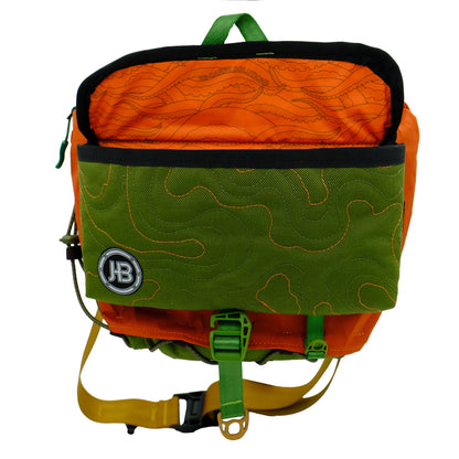 TopoCross in Orange & Green