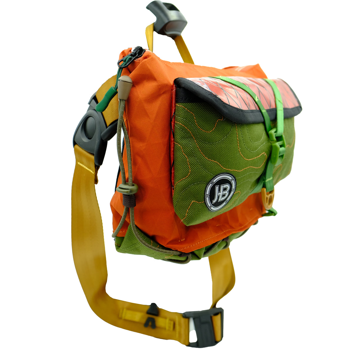 TopoCross in Orange & Green