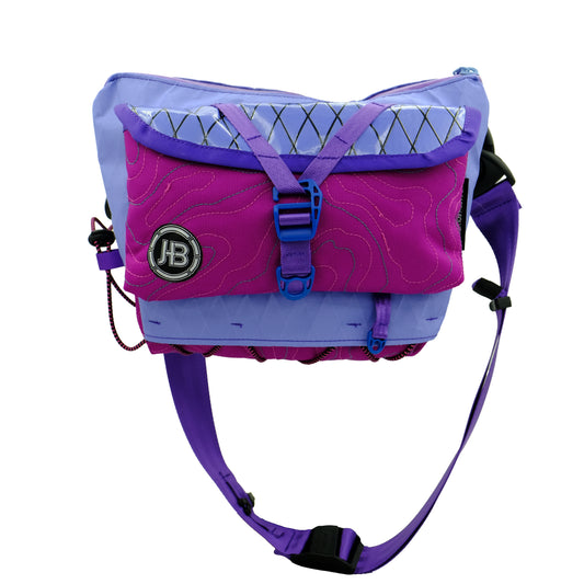 TopoCross in Purple & Fuscia
