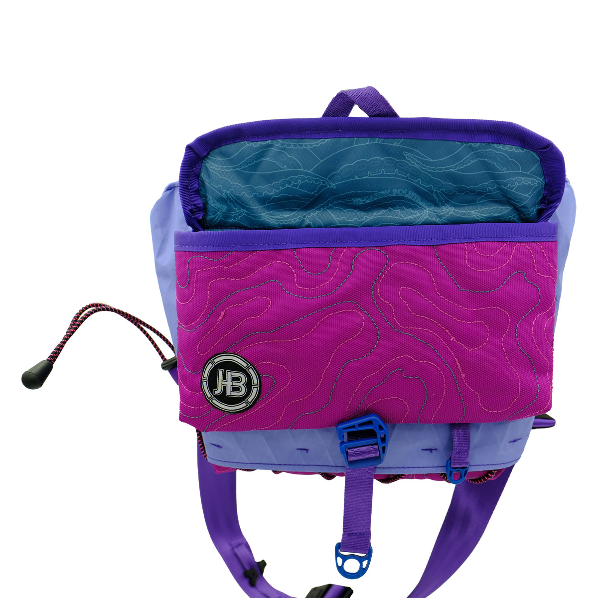 TopoCross in Purple & Fuscia